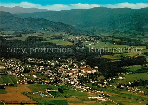 AK / Ansichtskarte Metten_Donau Fliegeraufnahme Metten Donau
