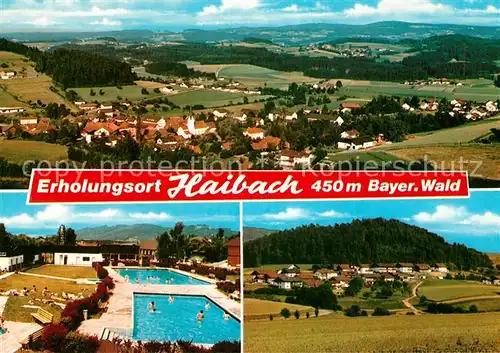 AK / Ansichtskarte Haibach_Bayrischer_Wald Freibad  Haibach_Bayrischer_Wald