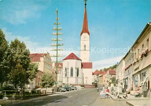 AK / Ansichtskarte Schoenberg_Bayerischer_Wald Kirche Schoenberg_Bayerischer