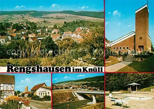 AK / Ansichtskarte Rengshausen_Knuellwald Kirche  Rengshausen Knuellwald