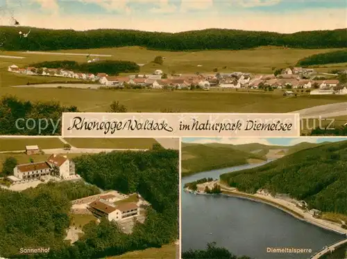 AK / Ansichtskarte Rhenegge Sonnenhof Diemeltalsperre Rhenegge