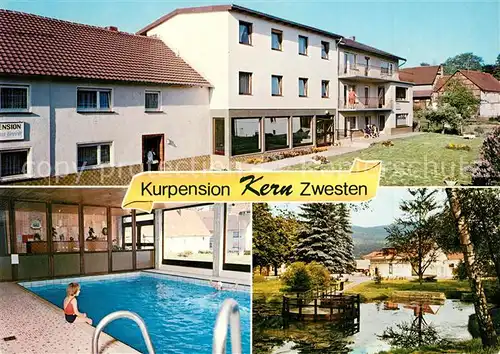 AK / Ansichtskarte Zwesten_Bad Kurpension Kern Zwesten_Bad