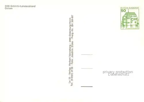 AK / Ansichtskarte Lensterstrand Fliegeraufnahme Lensterstrand