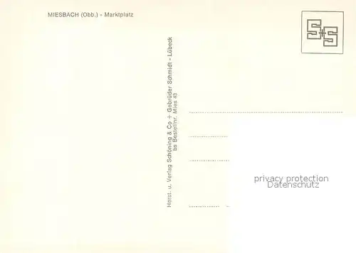 AK / Ansichtskarte Miesbach Marktplatz Miesbach