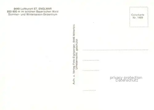 AK / Ansichtskarte St_Englmar  St_Englmar