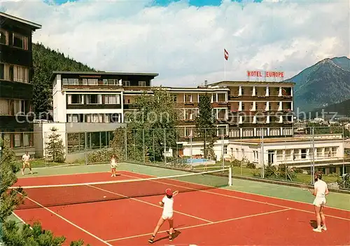 AK / Ansichtskarte Davos_GR Hotel Europe Davos_GR