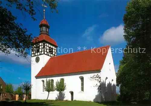 AK / Ansichtskarte Templin Evangelische Dorfkirche Vietmannsdorf  Templin