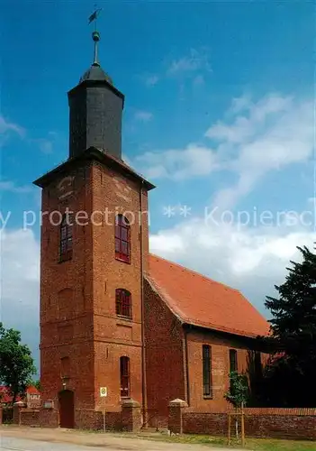 AK / Ansichtskarte Ruehstaedt Evangelische Dorfkirche  Ruehstaedt
