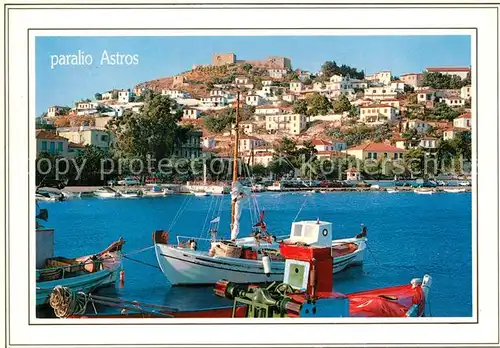 AK / Ansichtskarte Paralio_Astros Hafen Boote Paralio_Astros