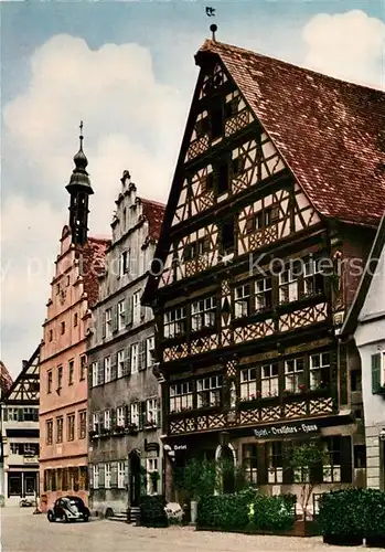 AK / Ansichtskarte Dinkelsbuehl Deutsches Haus  Dinkelsbuehl