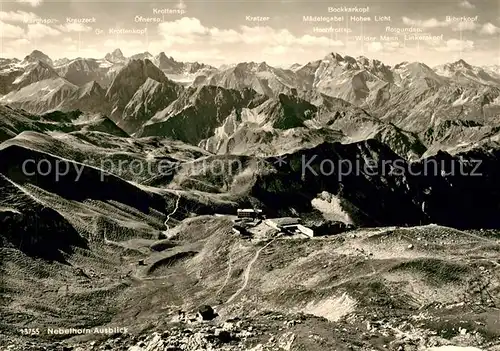 AK / Ansichtskarte Oberstdorf Nebelhorn Bergstation  Oberstdorf