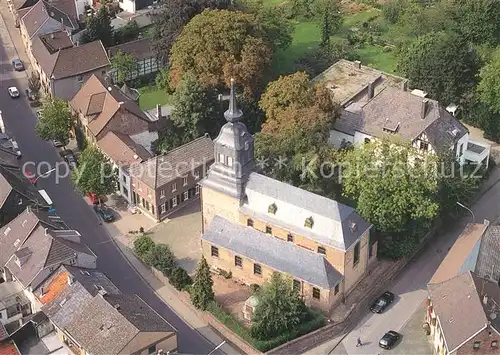 AK / Ansichtskarte Wickrathberg Evangelische Kirche Fliegeraufnahme Wickrathberg