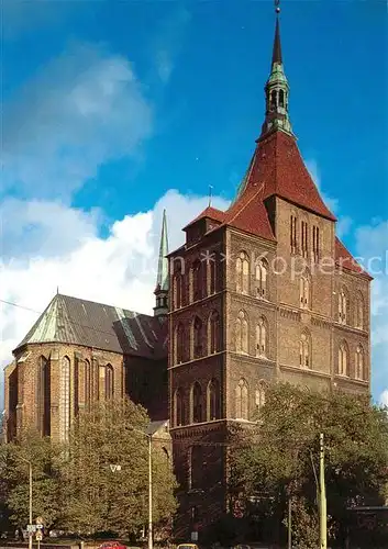 AK / Ansichtskarte Rostock_Mecklenburg Vorpommern St. Marien Kirche  Rostock
