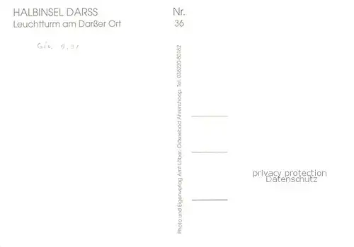 AK / Ansichtskarte Darss_Zingst Leuchtturm Darsser Ort Darss_Zingst