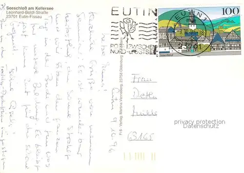 AK / Ansichtskarte Fissau Seeschloss am Kellersee  Fissau