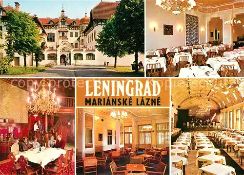 AK / Ansichtskarte Marianske_Lazne Hotel Leningrad Marianske_Lazne
