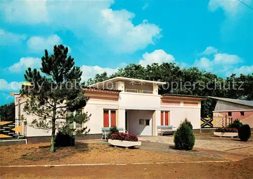 AK / Ansichtskarte Hajdunanas_Ungarn Eingang Strandbad Hajdunanas Ungarn