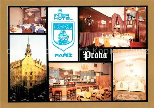 AK / Ansichtskarte Praha_Prahy_Prague Interhotel Pariz Praha_Prahy_Prague