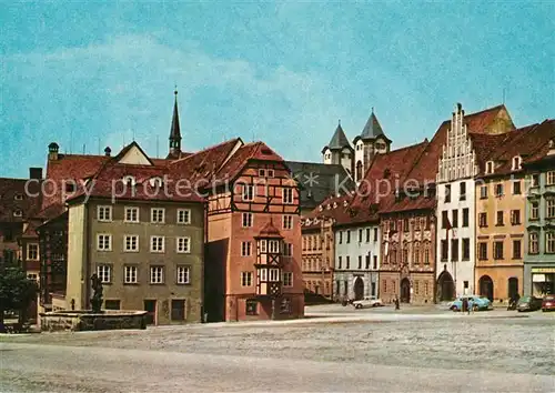 AK / Ansichtskarte Cheb Platz Koenig Georg von Podebrad Cheb