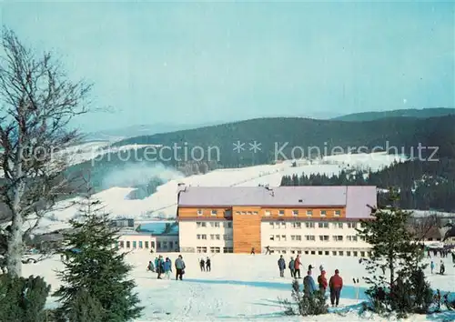 AK / Ansichtskarte Sumava_Boehmen Churanov Hotel Winter Sumava Boehmen