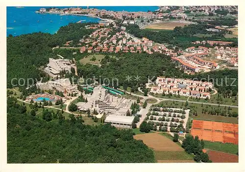 AK / Ansichtskarte Porec Fliegeraufnahme Hotelanlagen Porec