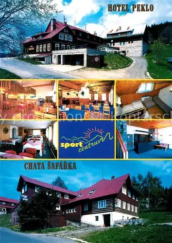 AK / Ansichtskarte Jizerske_hory Hotel Peklo Chata Safarika Jizerske hory