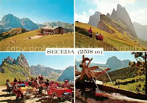 AK / Ansichtskarte Val_Gardena Bergstation Seceda Val_Gardena