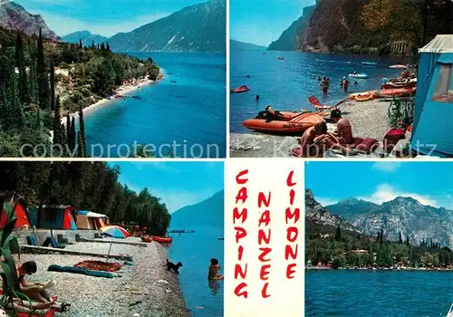 AK / Ansichtskarte Limone_Lago_di_Garda Camping Nanzel Piantoni Bernardo Limone_Lago_di_Garda