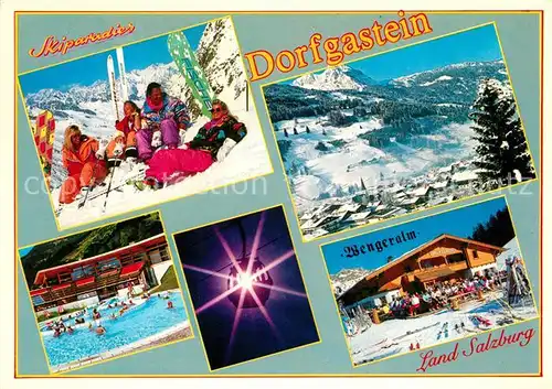 AK / Ansichtskarte Dorfgastein Wengeralm Schwimmbad Skiparadies Dorfgastein