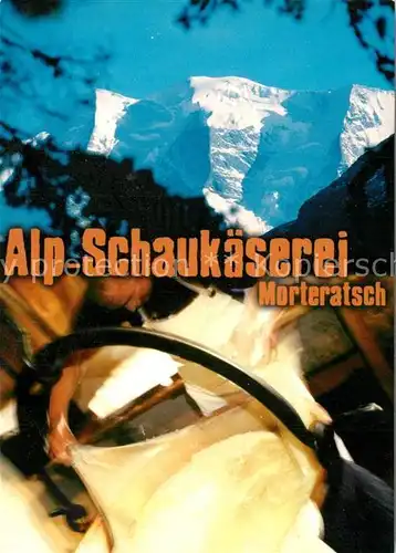 AK / Ansichtskarte Morteratsch Alp Schaukaeserei Morteratsch