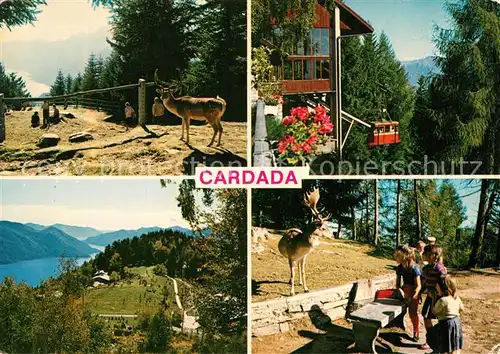 AK / Ansichtskarte Cimetta_Locarno Wildpark Seilbahn  Cimetta Locarno