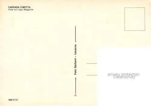 AK / Ansichtskarte Cimetta_Locarno Wildpark Seilbahn  Cimetta Locarno