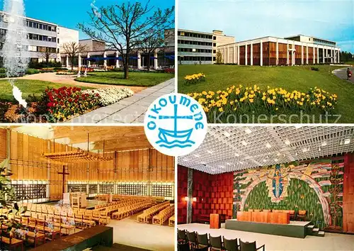 AK / Ansichtskarte Geneve_GE Oekumenisches Zentrum Geneve_GE