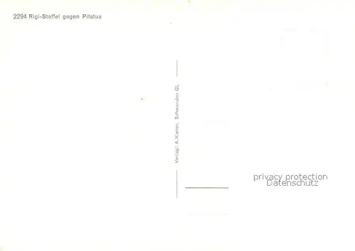 AK / Ansichtskarte Rigi_Staffel Pilatus Eisenbahnen Rigi_Staffel