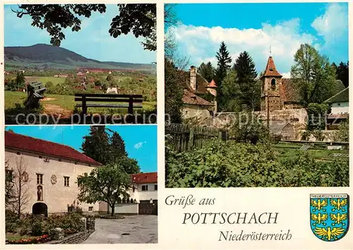 AK / Ansichtskarte Pottschach Pfarrkirche Panorama Pottschach