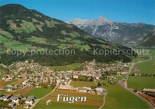 AK / Ansichtskarte Fuegen Fliegeraufnahme Fuegen