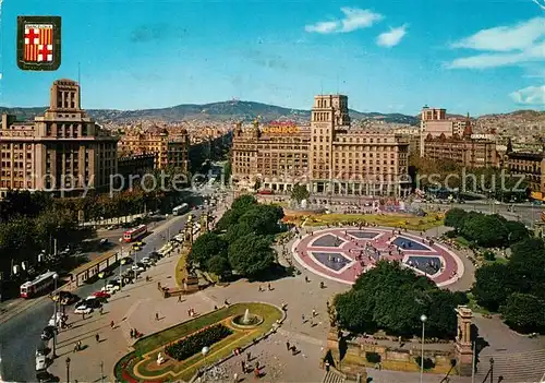 AK / Ansichtskarte Barcelona_Cataluna Fliegeraufnahme
 Barcelona Cataluna