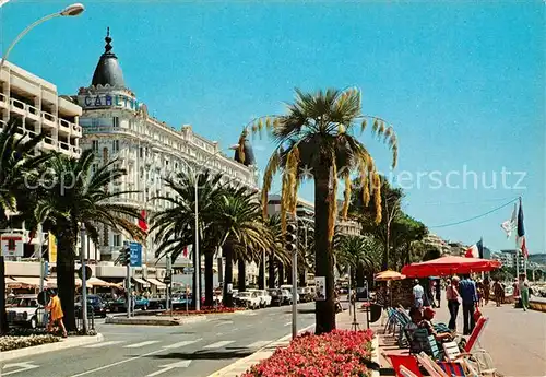 AK / Ansichtskarte Cannes_Alpes Maritimes La Croisette L Hotel Carlton Cannes Alpes Maritimes