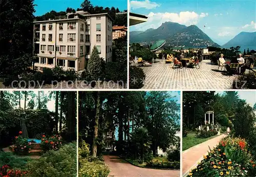 AK / Ansichtskarte Lugano_Lago_di_Lugano Casa San Birgitta Lugano_Lago_di_Lugano