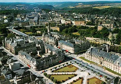 AK / Ansichtskarte Luxembourg_Luxemburg Fliegeraufnahme Luxembourg Luxemburg