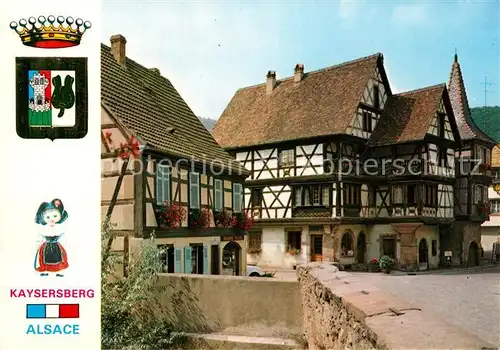 AK / Ansichtskarte Kaysersberg_Haut_Rhin Schanzbruecke Brief Faller Haus Kaysersberg_Haut_Rhin