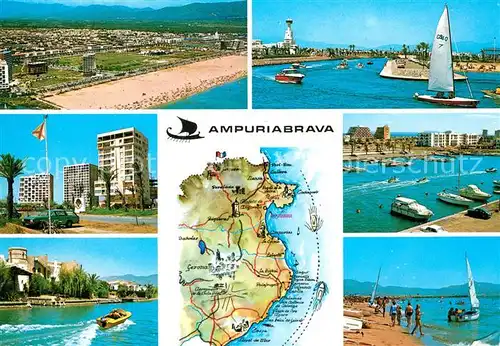 AK / Ansichtskarte Ampuriabrava Panoramen Ampuriabrava