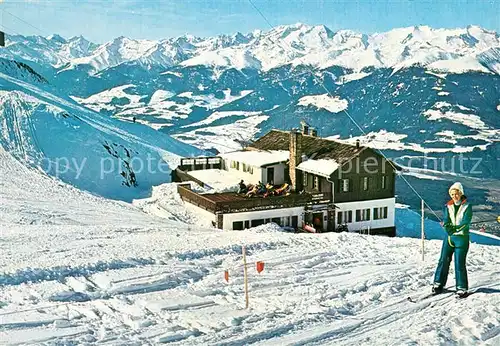 AK / Ansichtskarte Zillertal Rifugio Plan de Corones Schutzhaus Kronplatz Winter Zillertal
