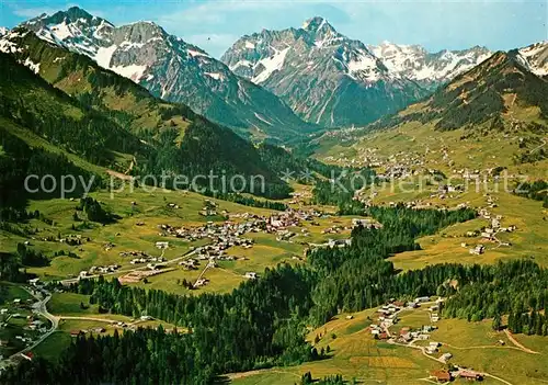 AK / Ansichtskarte Riezlern_Kleinwalsertal_Vorarlberg Fliegeraufnahme Riezlern_Kleinwalsertal