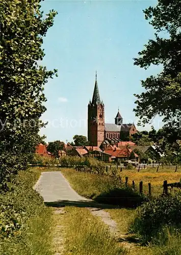 AK / Ansichtskarte Ankum Blick zur Kirche Ankum