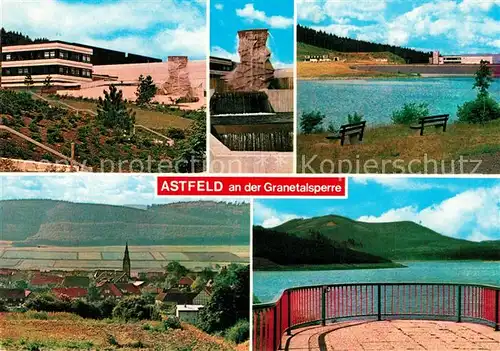 AK / Ansichtskarte Astfeld_Langelsheim Panorama Granetalsperre Astfeld_Langelsheim