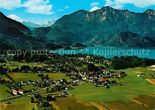 AK / Ansichtskarte Kochel_See Alpenpanorama Fliegeraufnahme Kochel_See