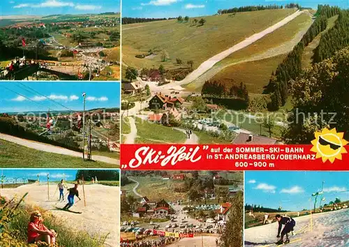 AK / Ansichtskarte St_Andreasberg_Harz Ski Heil Sommerskibahn St_Andreasberg_Harz