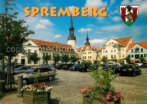 AK / Ansichtskarte Spremberg_Niederlausitz Serie 2 Spremberger Ansichten Bild 8 Marktplatz Rathaus Spremberg_Niederlausitz