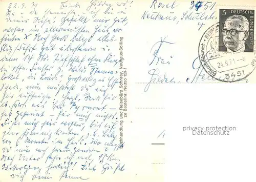 AK / Ansichtskarte Neuhaus_Solling Hotel Restaurant Wohnsiedlung Pferdekoppel Wald Neuhaus Solling